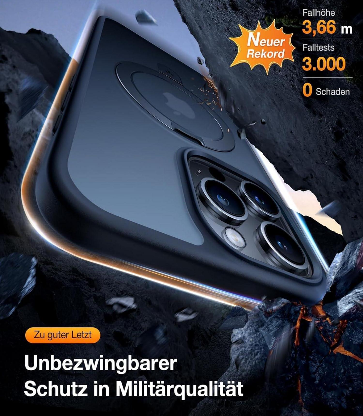 iPhone 13 Pro Max Hülle MagSafe Ständer Militärischer Schutz