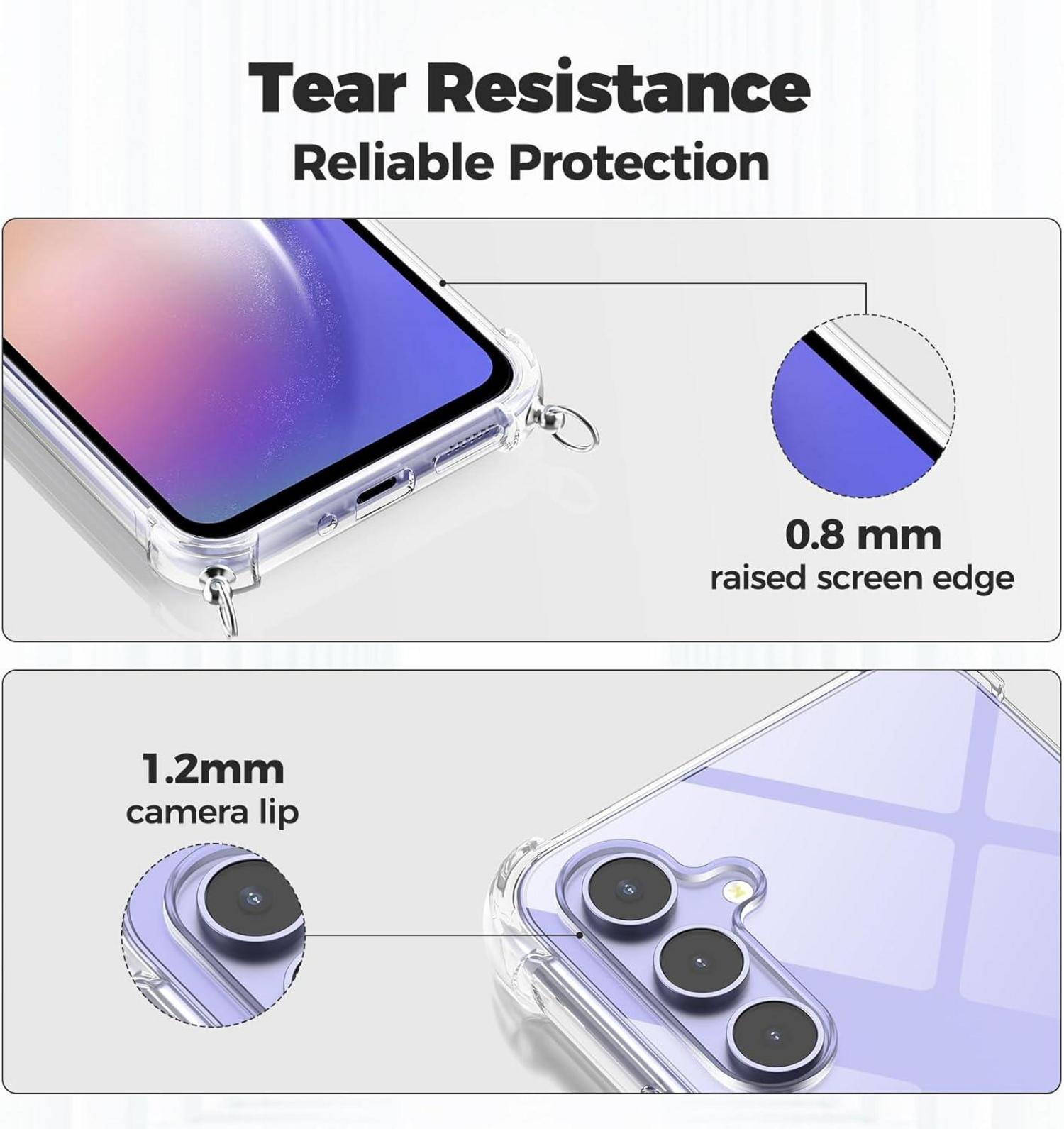 Caslord Handykette Samsung Galaxy A54 5G Hülle Schwarz