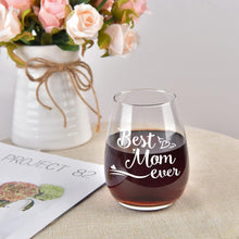 Personalisierbares Weinglas ohne Stiel - Mama Geschenke - 425ml