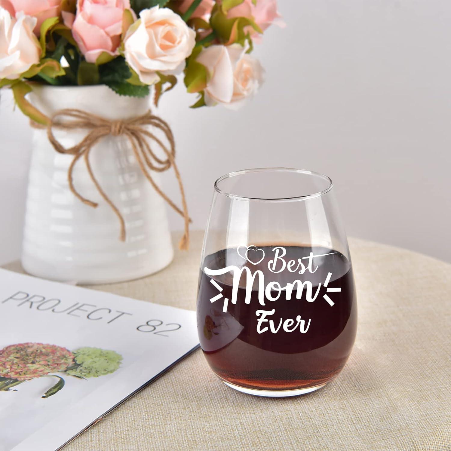 Personalisiertes Weinglas Beste Mama Geschenke 425ml