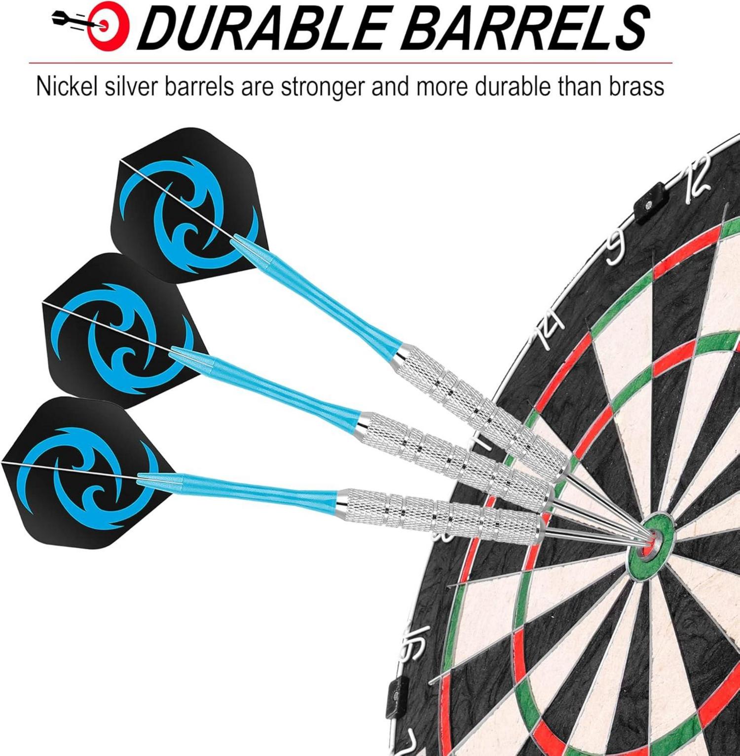 Dartpfeile Set Metallspitze 20g 12er Pack inkl. Zubehör