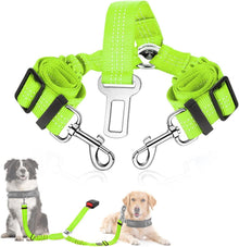 SlowTon Hundegurt Auto | 2in1 elastischer Sicherheitsgurt Auto
