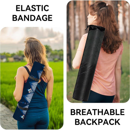 Umweltfreundliche Yoga Matte mit Tragegurt Rutschfeste