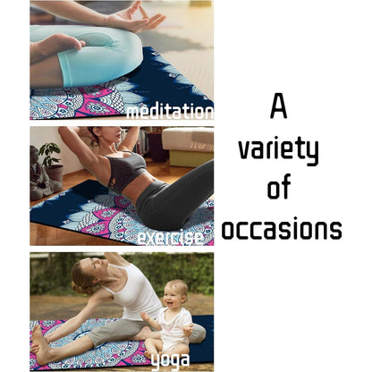 Umweltfreundliche Yoga Matte mit Tragegurt Rutschfeste