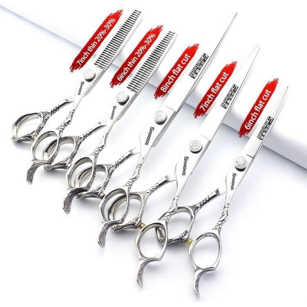 Professionelle Friseurschere 5-teilig – Superscharf & Ergonomisch