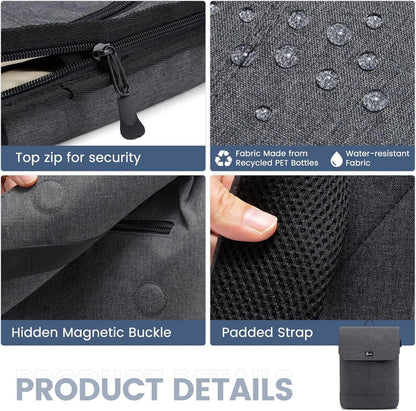 15,6 Zoll Laptop Rucksack Herren USB Ladeanschluss Diebstahlsicherung