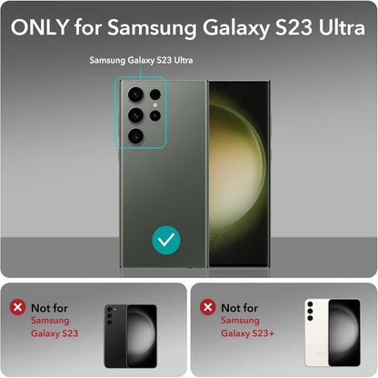 Galaxy S23 Ultra Hülle mit Ständer, 3 Standmodi, Sturzschutz
