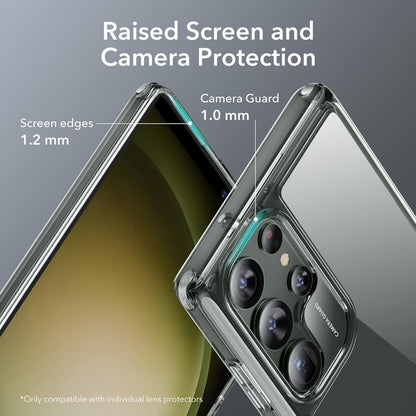 Galaxy S23 Ultra Hülle mit Ständer, 3 Standmodi, Sturzschutz