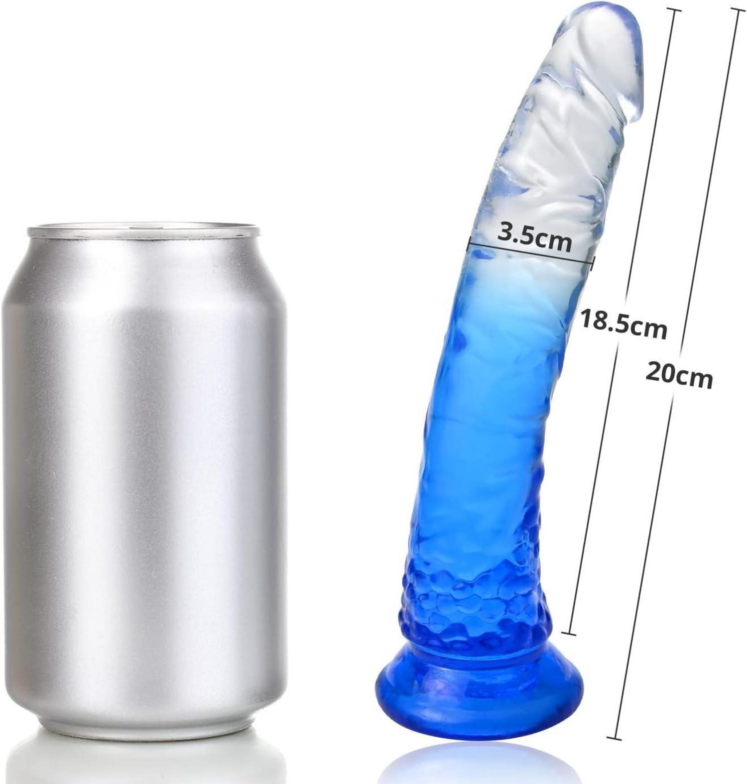 Strap on Dildo 20cm Realistischer Penis Einstellbar Harness Umschnalldildo Stark