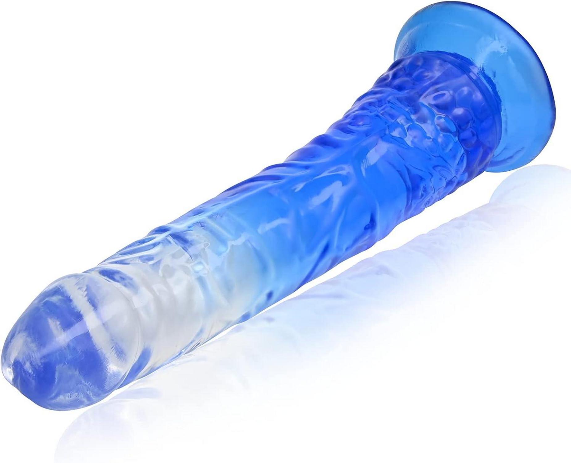 Realistischer Strap-On Dildo mit Saugnapf - 20cm Penis für Männer, Frauen & Lesben