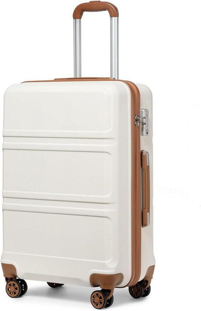 KONO Hartschalenkoffer 55cm TSA Schloss 4 Rollen