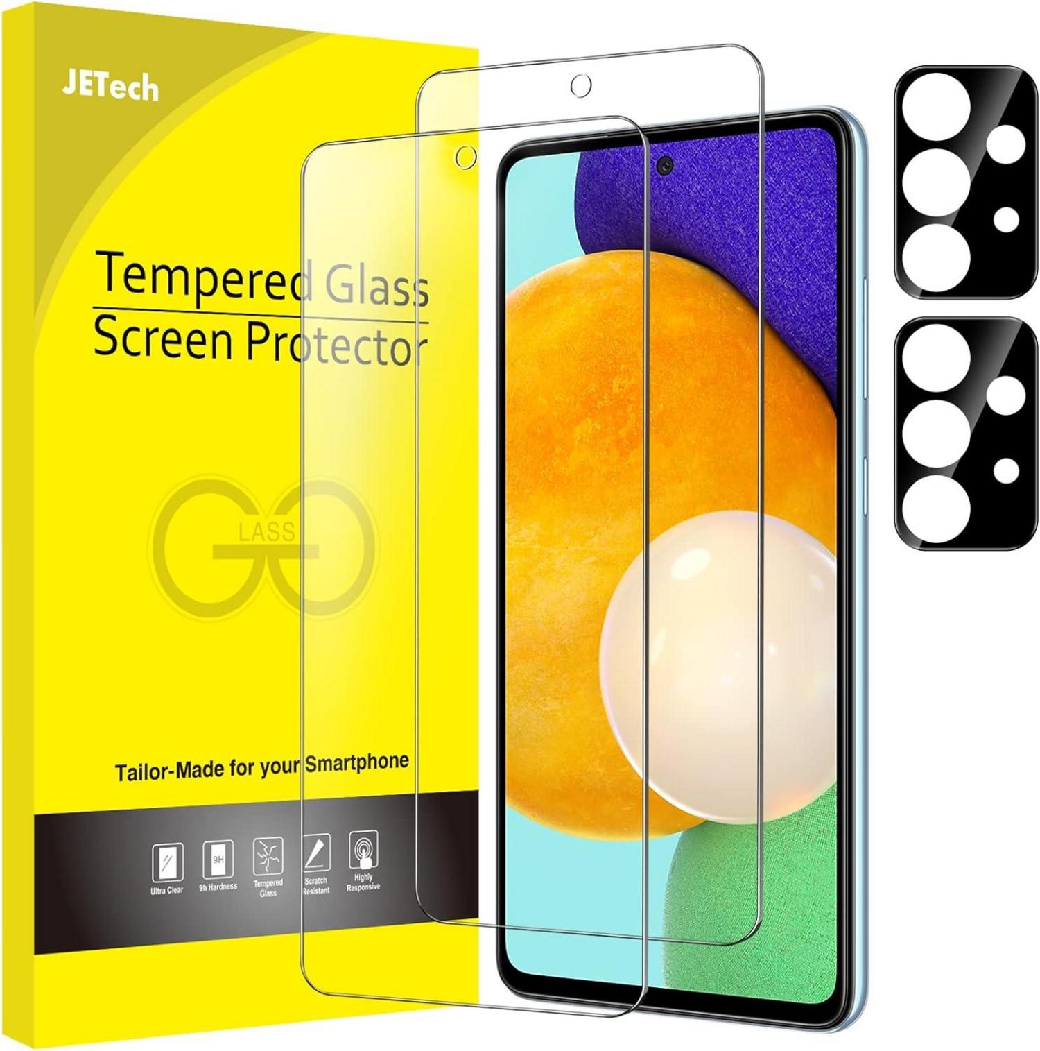 Schutzfolie für Samsung Galaxy A52 Panzer Glas Displayschutz 2 Stück