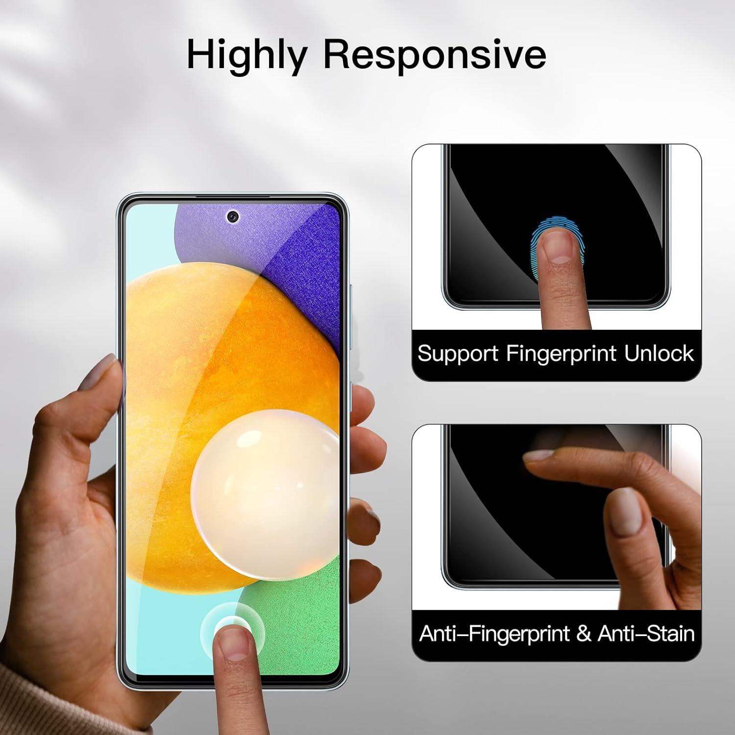 Samsung Galaxy A52/A52 5G/A52s 5G Schutzfolie 2 Stück HD Glas Kameraschutz