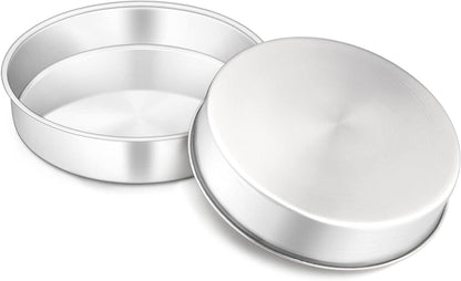 Kuchenform Set Edelstahl Rund Backform 20cm 2er-Pack