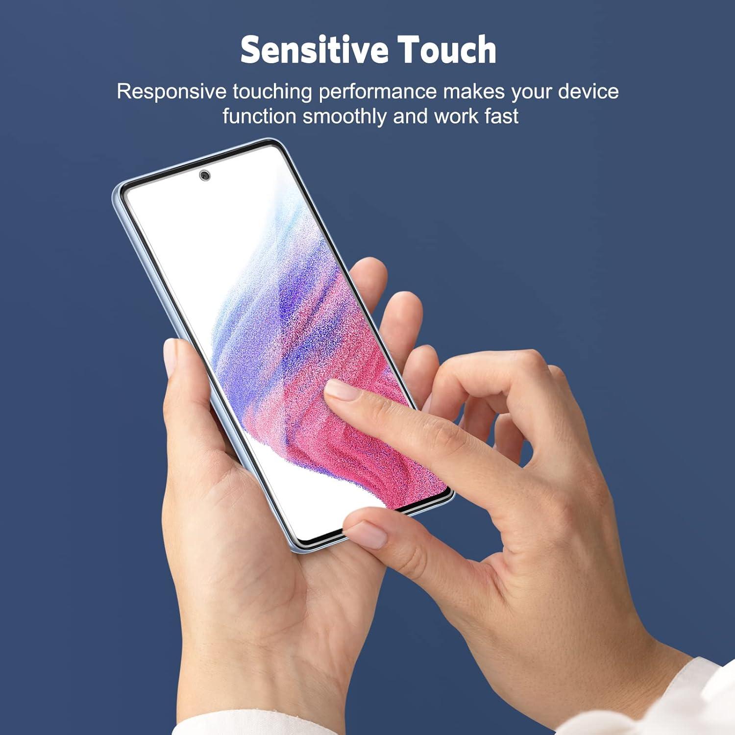 Panzer Schutz Glas für Samsung Galaxy A53 5G mit Kamerafolie