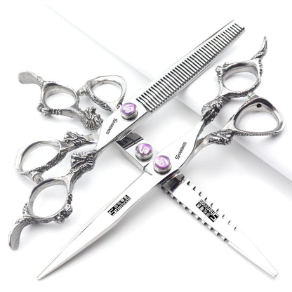 Professionelle Friseurschere 7 Zoll Edelstahl Set