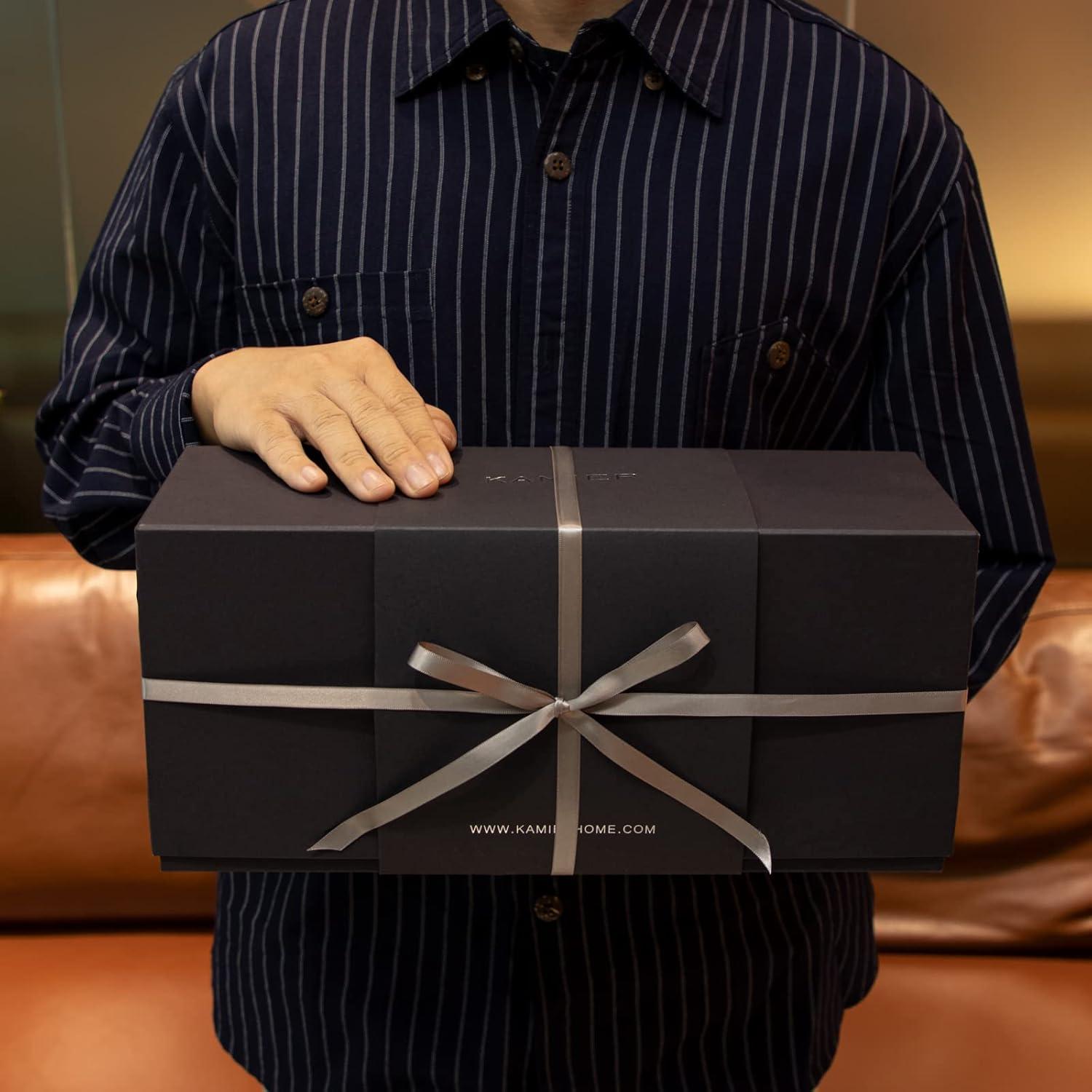 Herren Uhrenbox Echtholz mit 6 Fächern und Schublade Oak 6 Schlitze