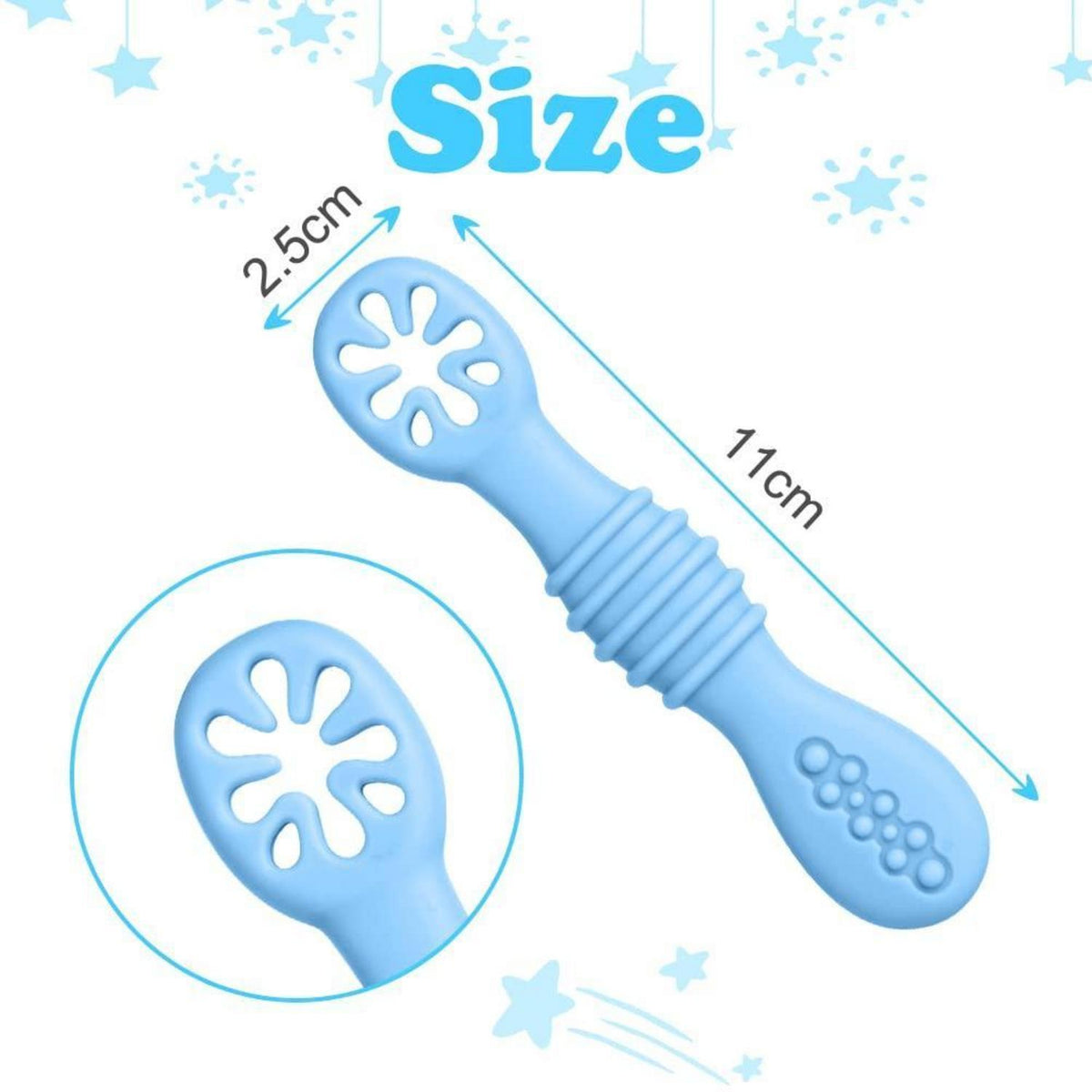 Baby Lernlöffel Silikon – 4er Set zum Selber Essen