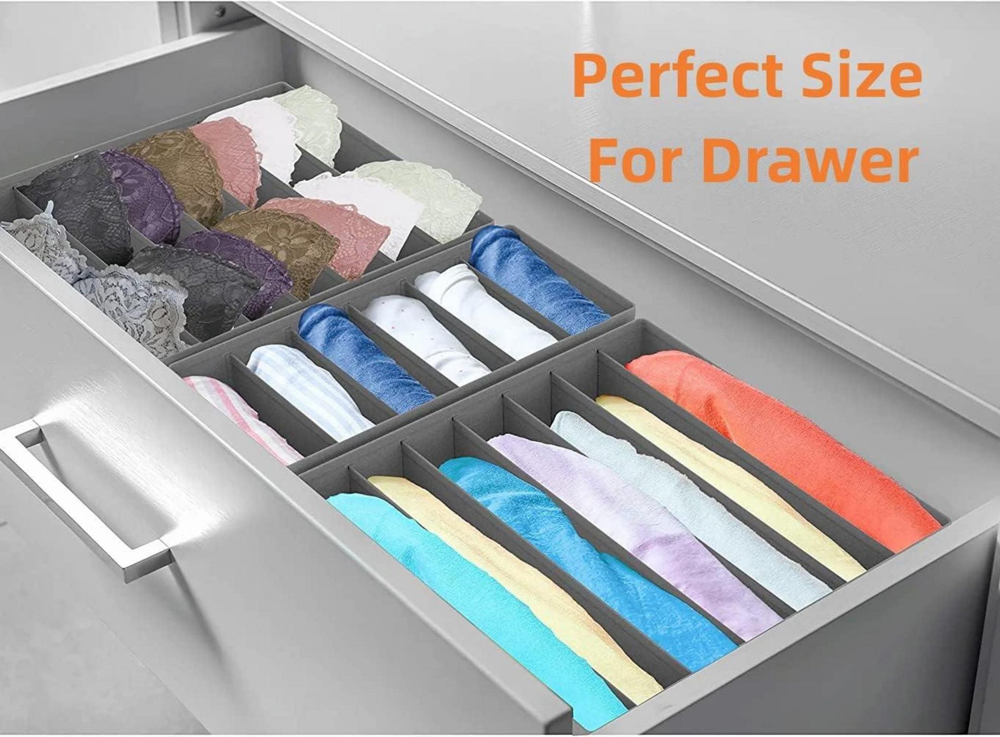 Unterwäsche Stoffboxen Organizer BH Socken Schubladen Aufbewahrung