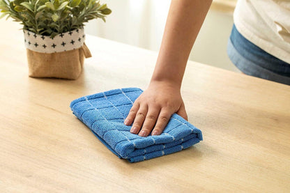 8er-Set Microfaser Geschirrtücher, super saugfähig, fusselfrei 45x65cm