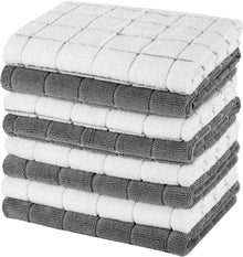 8er-Set Mikrofaser Geschirrtücher saugfähig weich fusselfrei 45x65cm