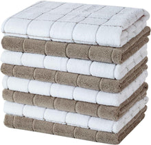 8er-Set Mikrofaser Geschirrtücher 45x65 cm saugfähig weich fusselfrei