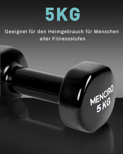 Kurzhanteln Set 1KG - 5KG für Männer und Frauen, Gusseisen