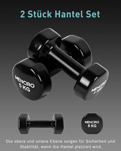 Kurzhantel Set 1-5KG für Krafttraining Zuhause