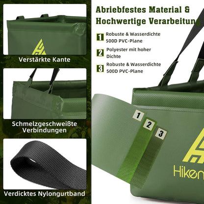 HIKENTURE Outdoor Faltschüssel 15L Army Green