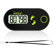 Flintronic Schrittzähler Mini 3D Genauer mit Clip-Lanyard Einfacher für Gehen