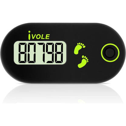 Flintronic Schrittzähler Mini 3D Genauer mit Clip-Lanyard Einfacher für Gehen