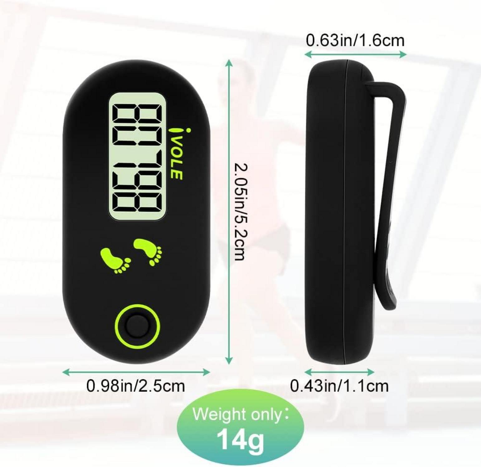 Flintronic Schrittzähler Mini 3D Genau Laufen Gehen Sport