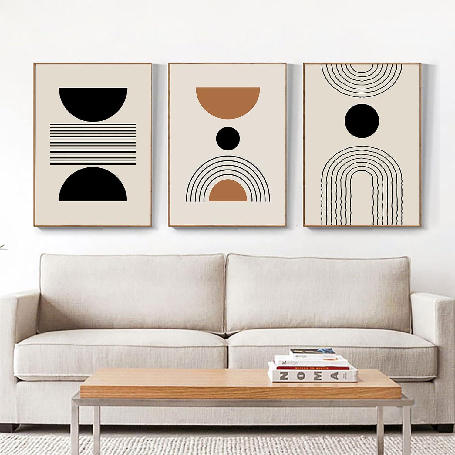 LYBOHO Leinwand Bilder Set, Moderne Abstrakt Kunstposter