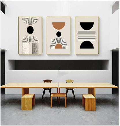 Moderne Abstrakt Leinwand Bilder Wohnzimmer Set