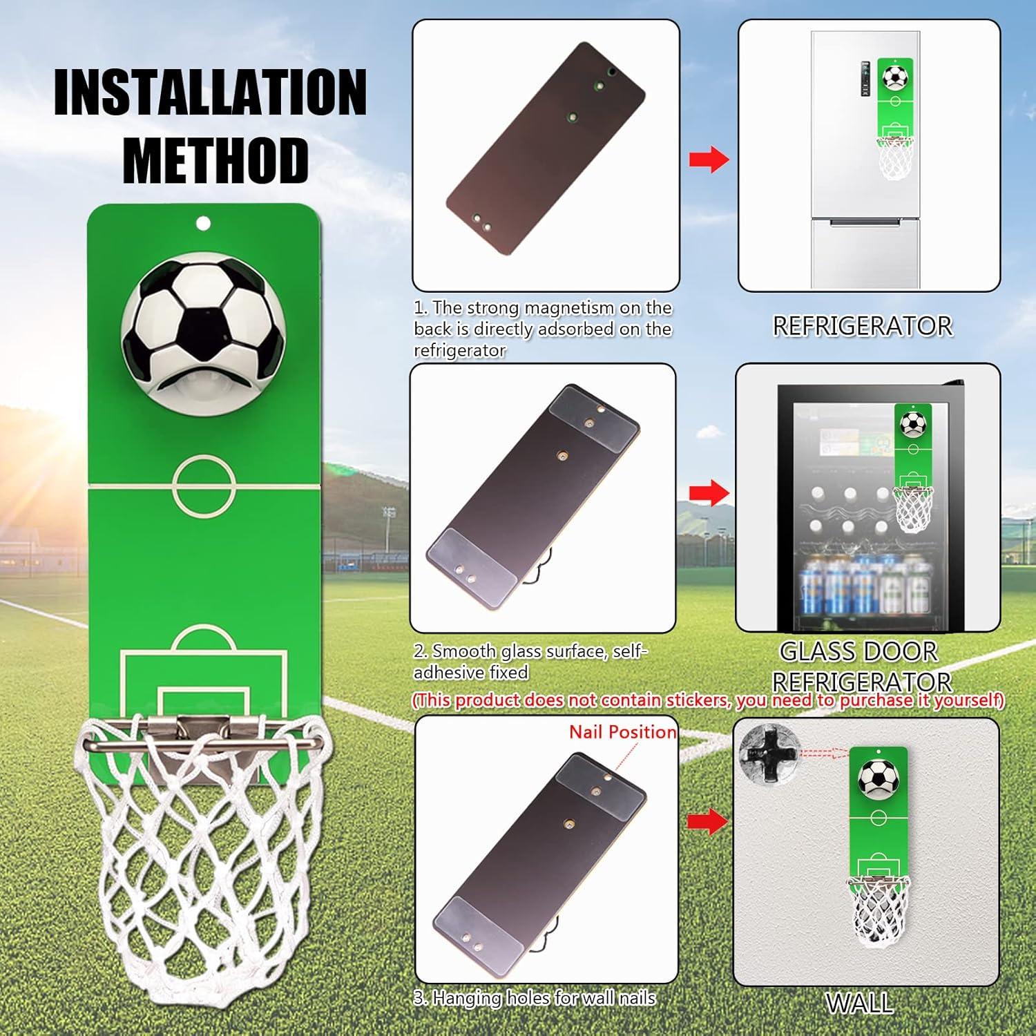 Magnetischer Flaschenöffner Wand Fußball Auffangbehälter Metall