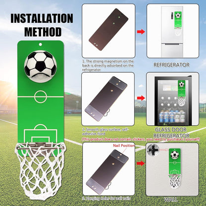 Magnetischer Flaschenöffner Wand Fußball Auffangbehälter Metall