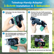 Universal Spektiv Handy Adapter für Smartphones, Okulare