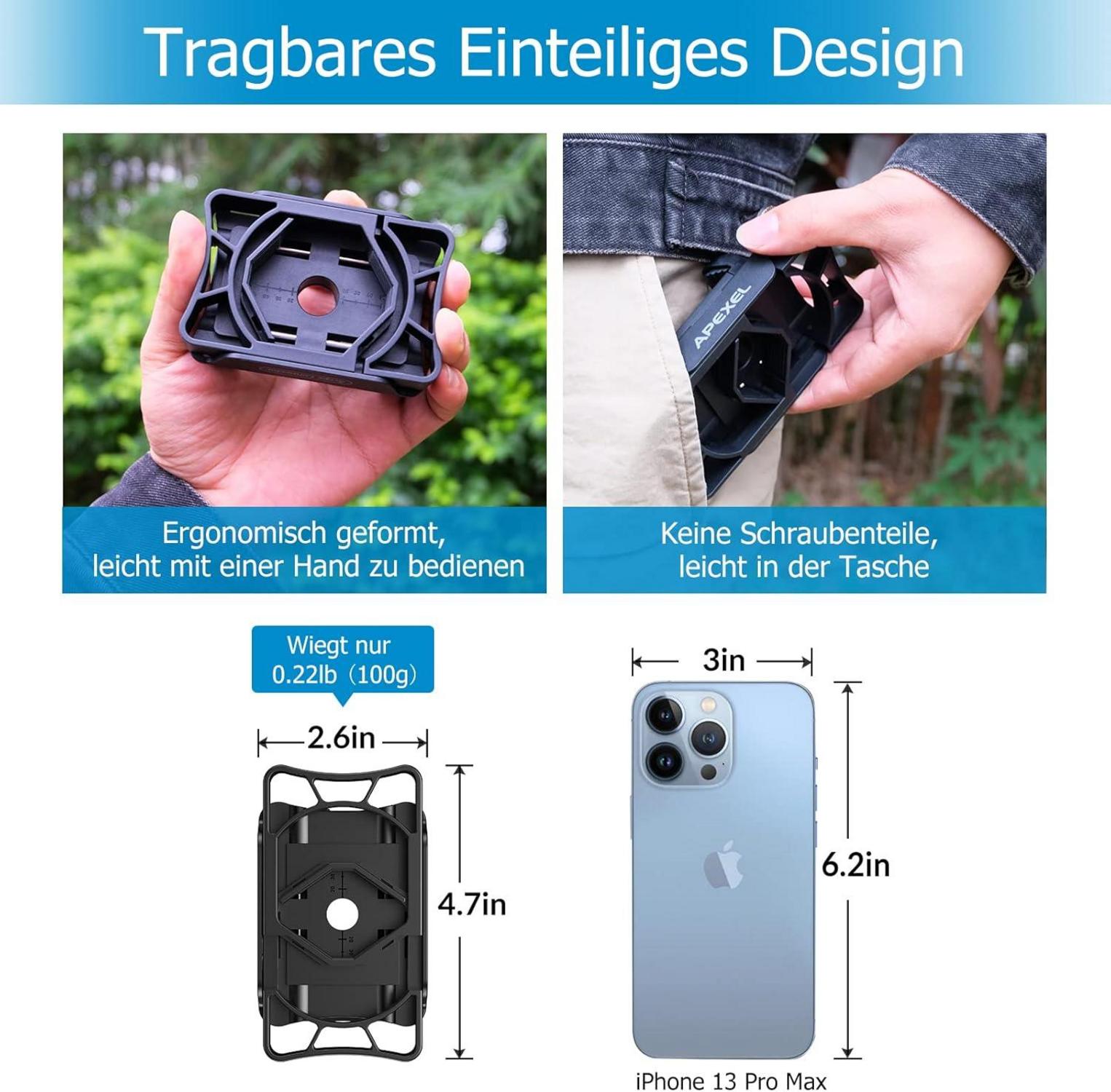 APEXEL Universal Spektiv Handy Adapter für Smartphones