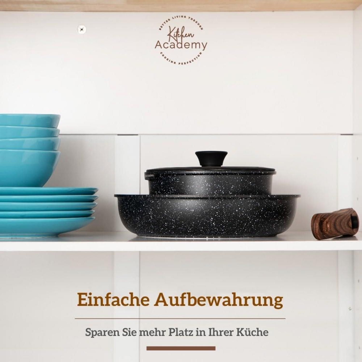 Kitchen Academy 10tlg Topfset mit