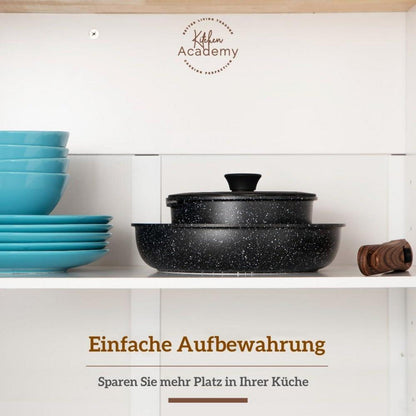 Kitchen Academy 10tlg Topfset mit