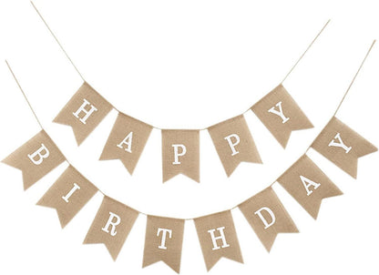 Happy Birthday Girlande Bunte Boho Deko Drieck Flagge Wimpelkette
