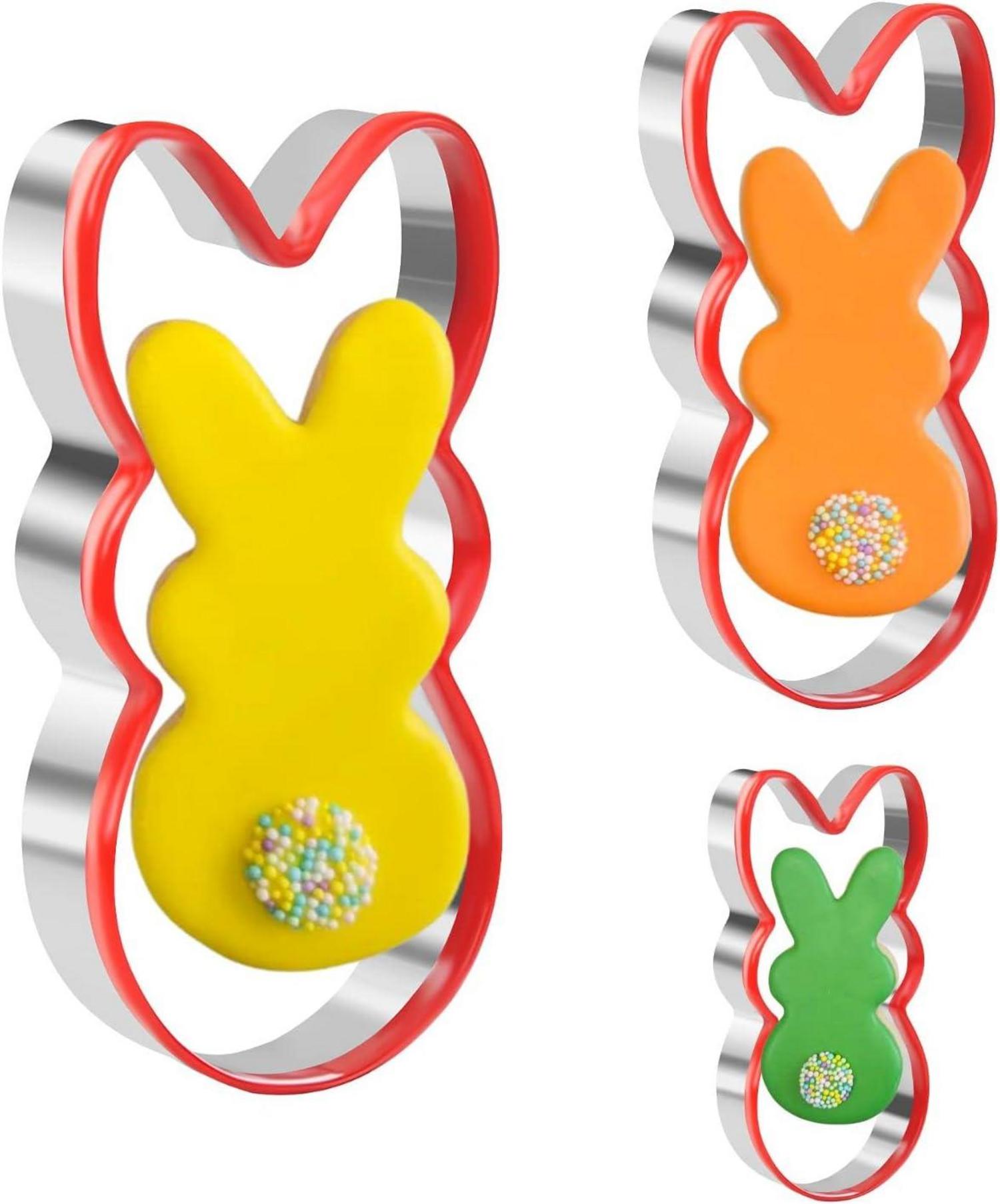 Ausstechformen Set Osterhase Hasenform Backen PVC Rand