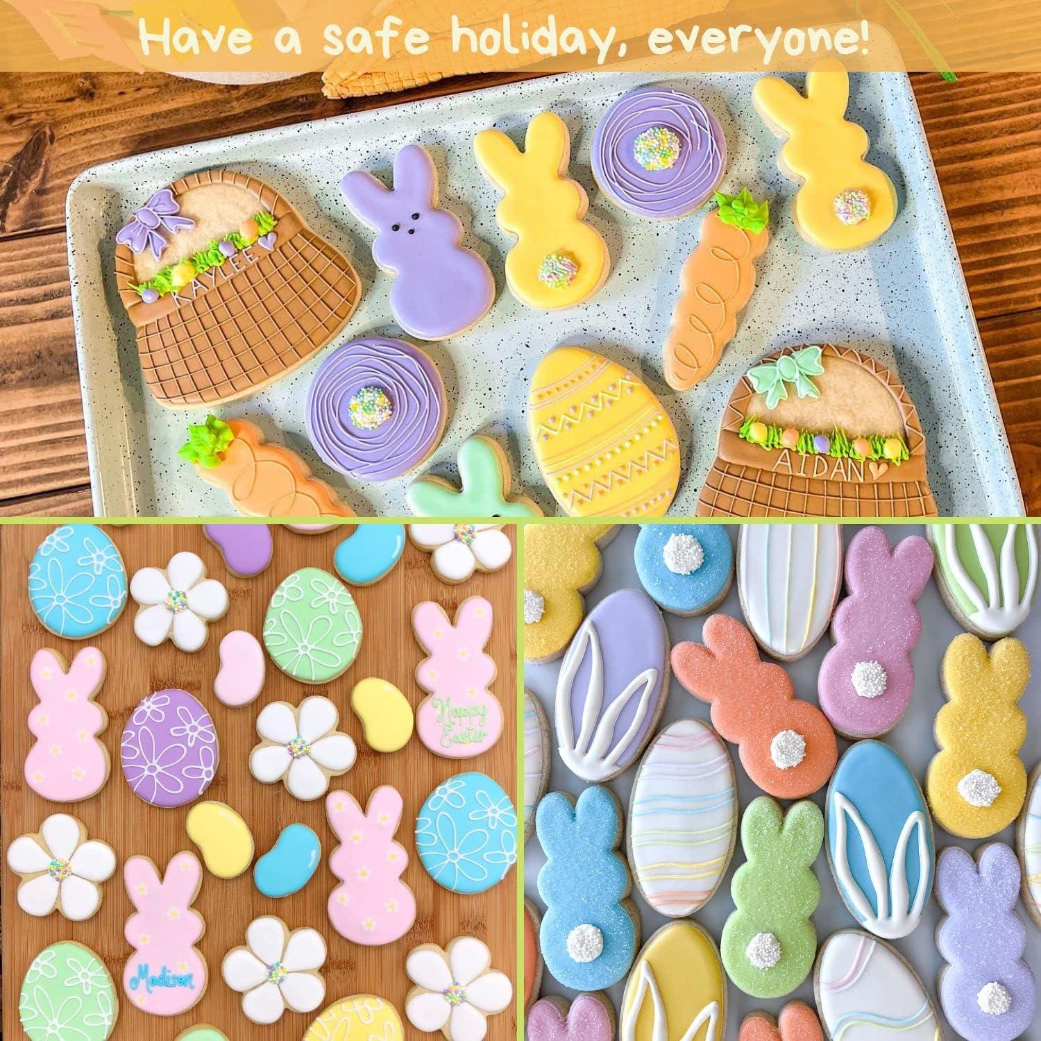 Ausstechformen Set Osterhase Hasenform Backen PVC Rand
