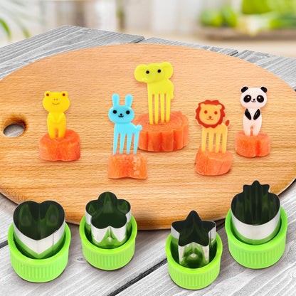 29-teiliges Ausstecher Set Kinder Gemüse Obst Tiere Form Schutzgriff