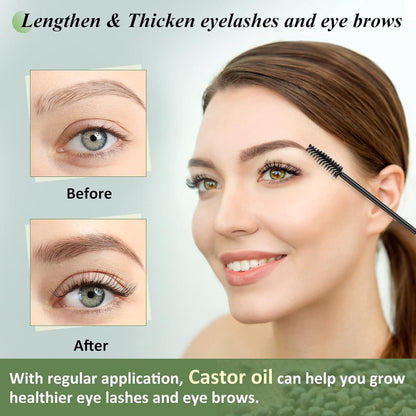 Rizinusöl Haare 100% Bio Haaröl für Haarwachstum 30ml