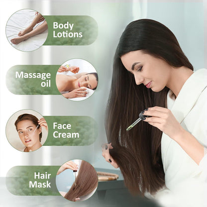 Rizinusöl Haare 100% Bio Haaröl für Haarwachstum 30ml