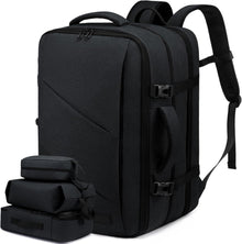 Handgepäck Rucksack Business Herren Laptop 15,6 Zoll Schwarz