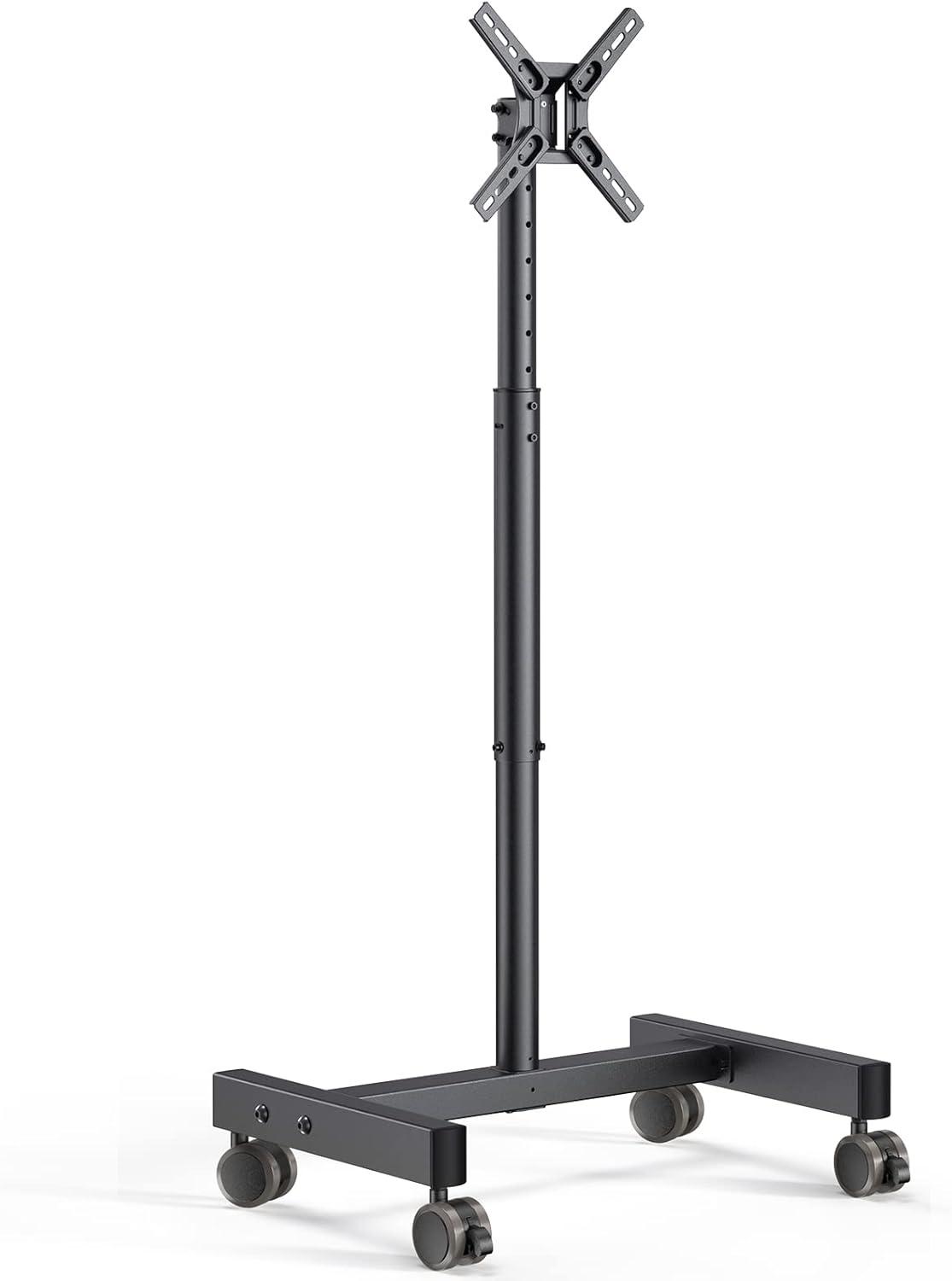 Perlegear TV Standfuß Rollbar für 13-50-Zoll-Fernseher höhenverstellbar VESA 200x200mm