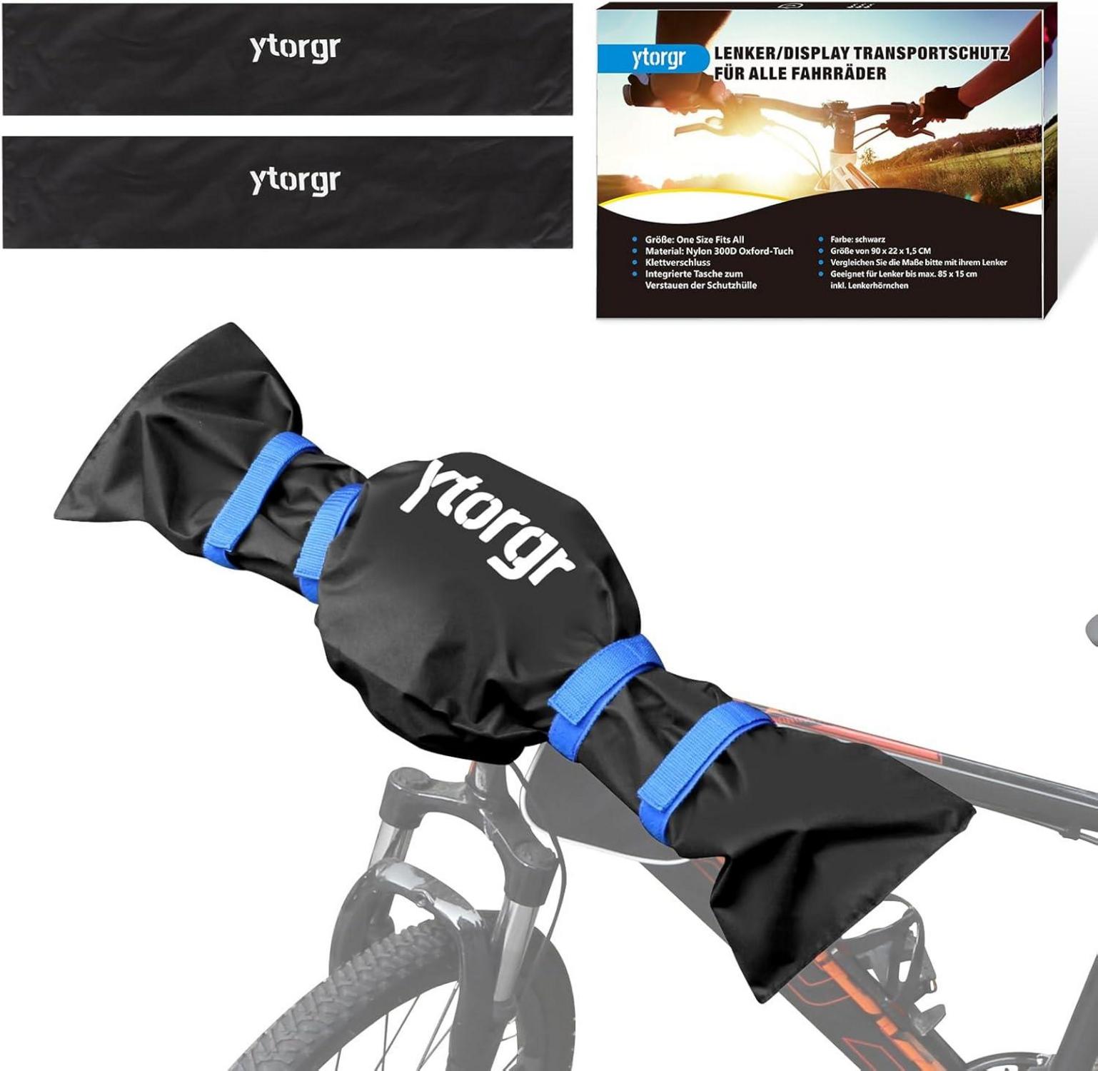 2er Set 90x22x1,5cm Ebike Lenker Schutzhülle Transportschutz