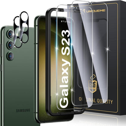 Panzer Schutzfolie Samsung Galaxy S23 4er Set Schutzglas Kameraschutz